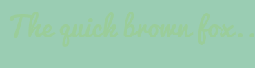 Image with Font Color 9ACD9A and Background Color 9ACDB3